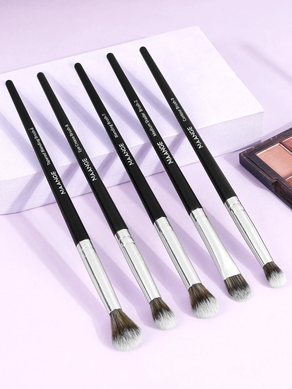 Kit de 5 unidades. Brochas de maquillaje. Sombra de ojos.